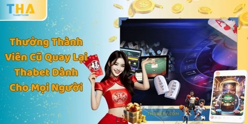 Thưởng Thành Viên Cũ Quay Lại Thabet Dành Cho Mọi Người